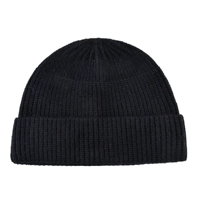 Вязаные шапки Skullies для женщин и мужчин, модные вязаные шапки Skullcap для мальчиков и девочек, хип-хоп однотонные шляпы для влюбленных, повседневные Gorras - Цвет: Black