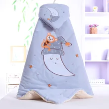 Детское одеяло, держатель одеяла для новорожденных, детское Хлопковое одеяло с изображением животных, 90*90, весеннее детское одеяло для новорожденных