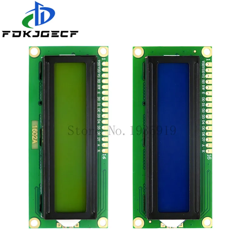 LCD1602 5V 1602 module Blue/Green screen 16x2 Character LCD Display Module IIC/I2C adapter for arduino UNO R3 mega2560 | Электронные