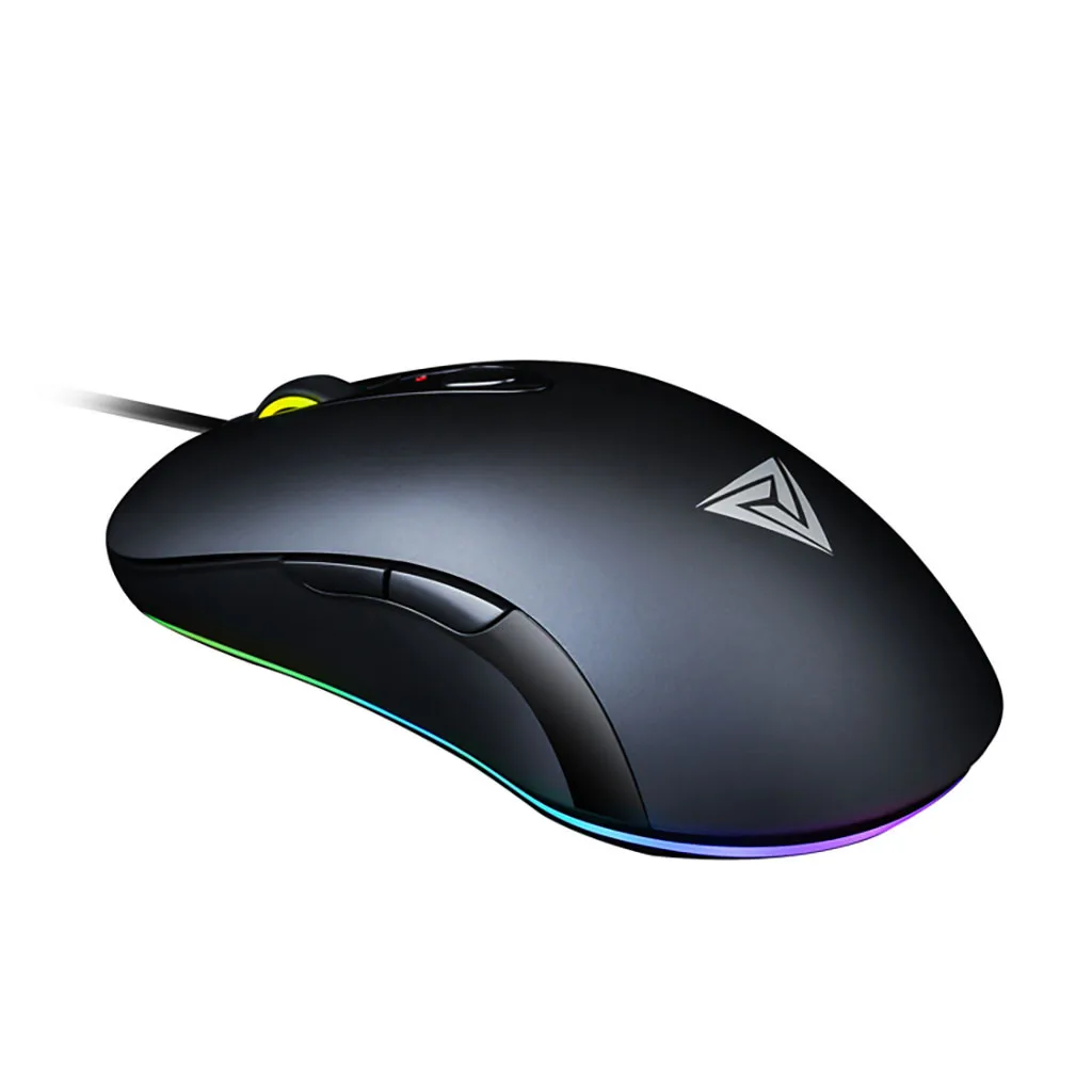 Профессиональная Проводная игровая мышь 4000 dpi 8 кнопок RGB с подсветкой дышит для ПК геймера проводной USB игровой кабель