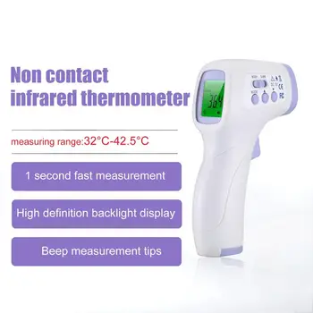 

Handheld Portable Non-contact Infrared Forehead Temperature Gun High Precision Thermometer Temperature Meter