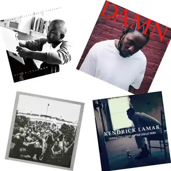 

M513 Art Poster Kendrick Lamar Rap singer 12x12 Canvas Painting Art Poster 24x24 Fabric Print Wall Decoration