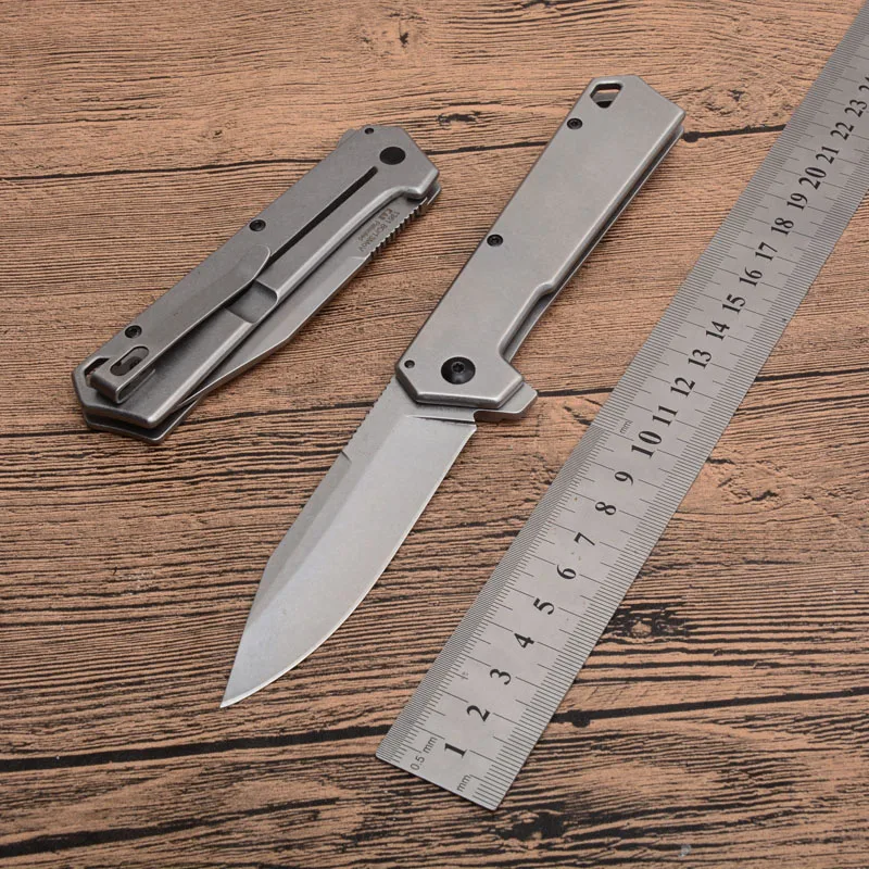 

Tactical Survival K1361 folding pocket-EDC tools outdoor 8cr13mov blade steel handle Utility camping hunting collection knife