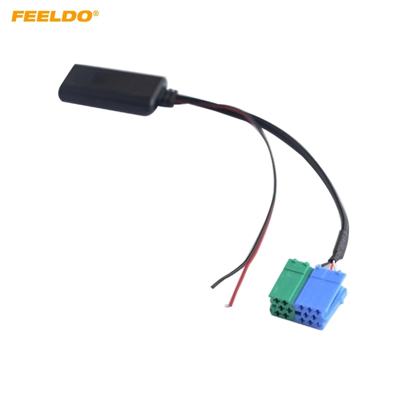 Feeldo Auto 6 + 8Pin Radio Cd Changer Aux-In Modulo Bluetooth Audio Adattatore Per Fiat Bravo Up 2007 Visteon Radio Aux Cavo # Hq2460