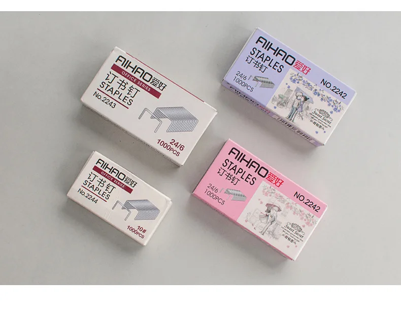 Aihao Stapling Nail Stapling Book 10# переплетение в закладке игла штапельного ШТАПЕЛЯ, Товары для офиса оптом 2244