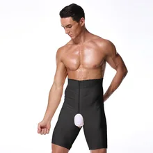 Мужской Формирователь живота нижнее белье для похудения животик живот бедра контроль ягодицы приподнятые ягодицы Открытый контроль промежности трусики S-5XL