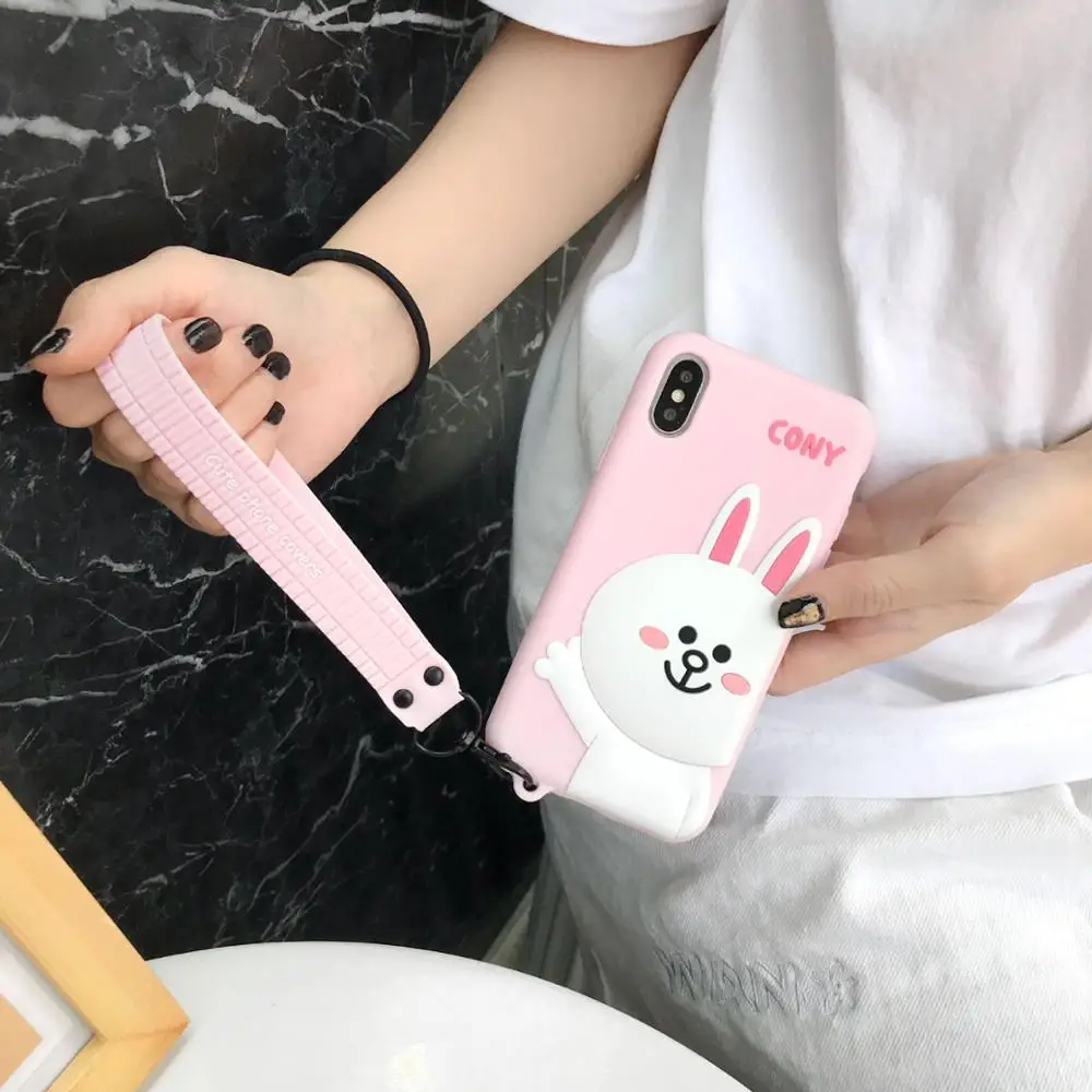 Классный мультяшный чехол для телефона iPhone X XR 6 6s plus милый защитный чехол для телефона iPhone Xs Max 7 8 plus