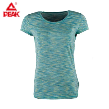 

PEAK female T-shirt breathable compression quick-drying T-shirt sportswear running yoga fitness shirt sportswear female FW67622