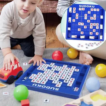 

Children Plastics Sudoku Chess Puzzle Toy ABS Environmentally Friendly Plastics Game Board Adult Logical Education Toy