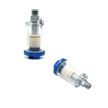 

Inline 1/4'' Water Oil Separator Inline Air Hose Filter Moisture Trap For Compressor Spray Paint Gun