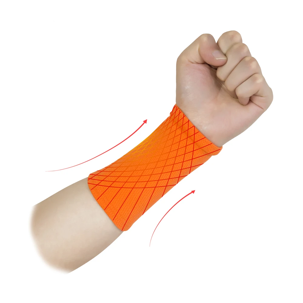 สายรัดข้อมือใน9สี,ทำจากยืดหยุ่นวัสดุสบายความดันป้องกัน,กีฬา Armbands