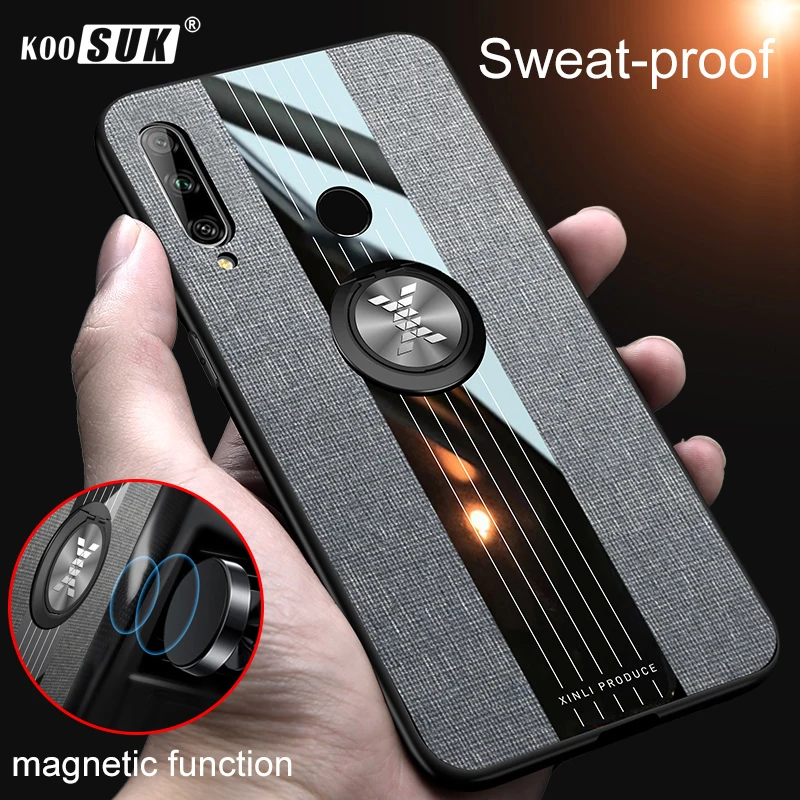 Чехол для Huawei P Smart Z 2019 Y9 Prime держатель с кольцом на палец задняя крышка телефона