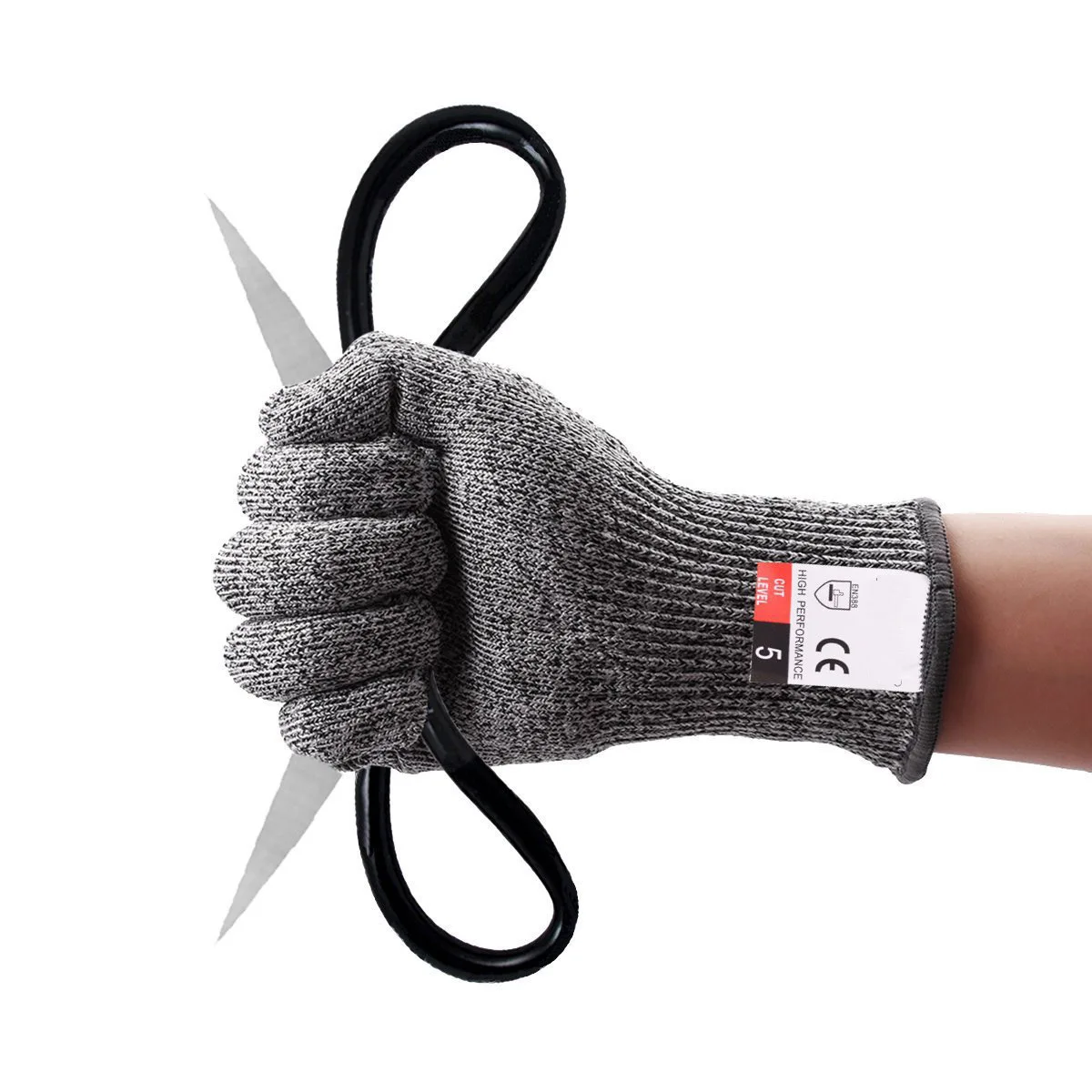 1 пара анти-Резные Перчатки устойчивые к порезам ударопрочные 5 защитные перчатки для металлической работы кухня Мясник защита рук
