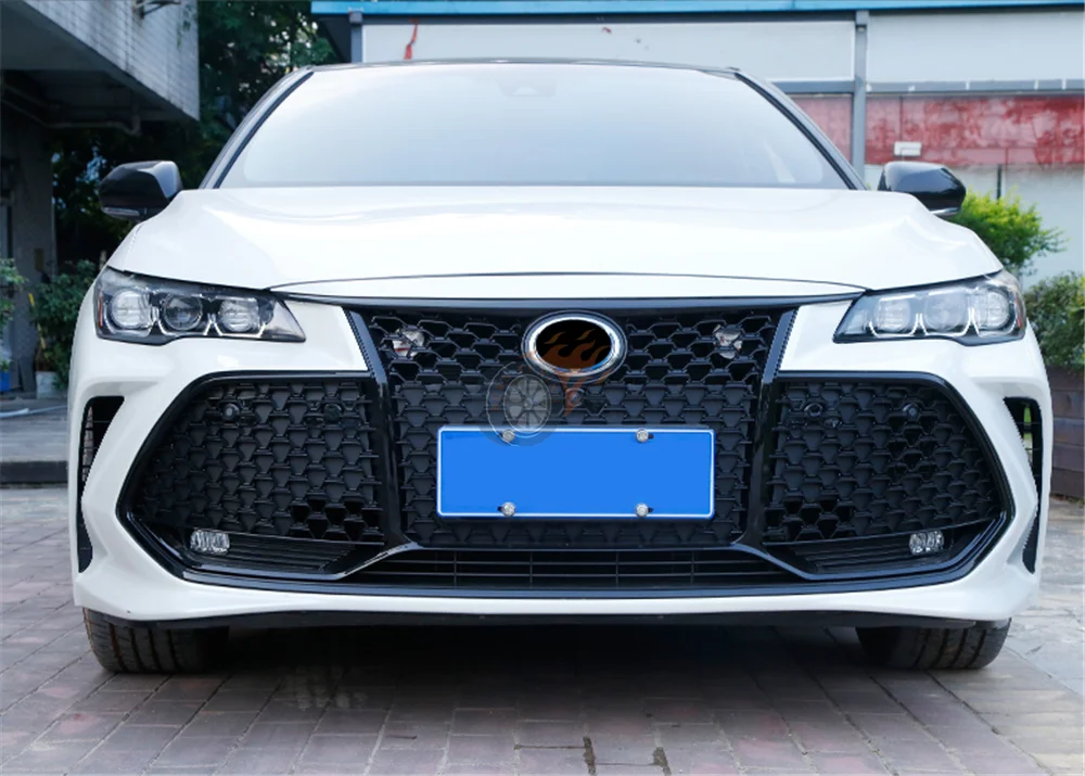 Черный ABS сотовый сетчатый гриль для Toyota Avalon гриль+ зарубежный выпуск обновленная гоночная решетка аксессуары для стайлинга автомобилей