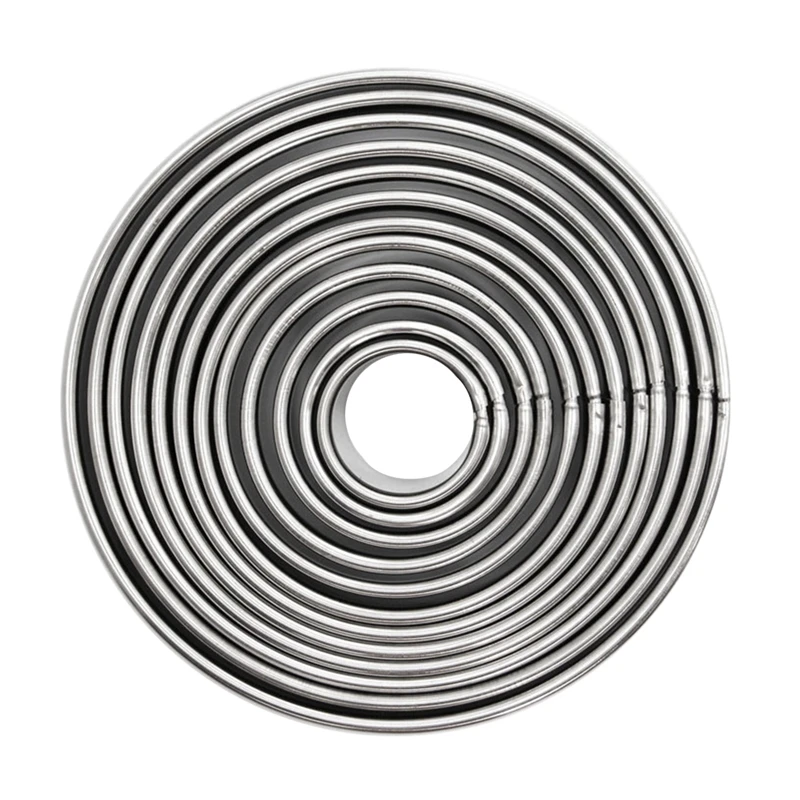 12pcsset Fruit Cookie Cutter Mold Round Shape Box Design Mini Stainless Steel Mould Biscuit Fondant Cake DIY Decorating Tools8