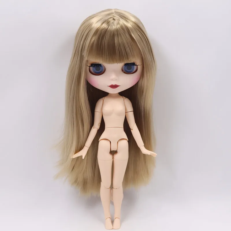 Єва – Premium Custom Neo Лялька Блайт зі світлим волоссям, білою шкірою та матовим милим обличчям 5