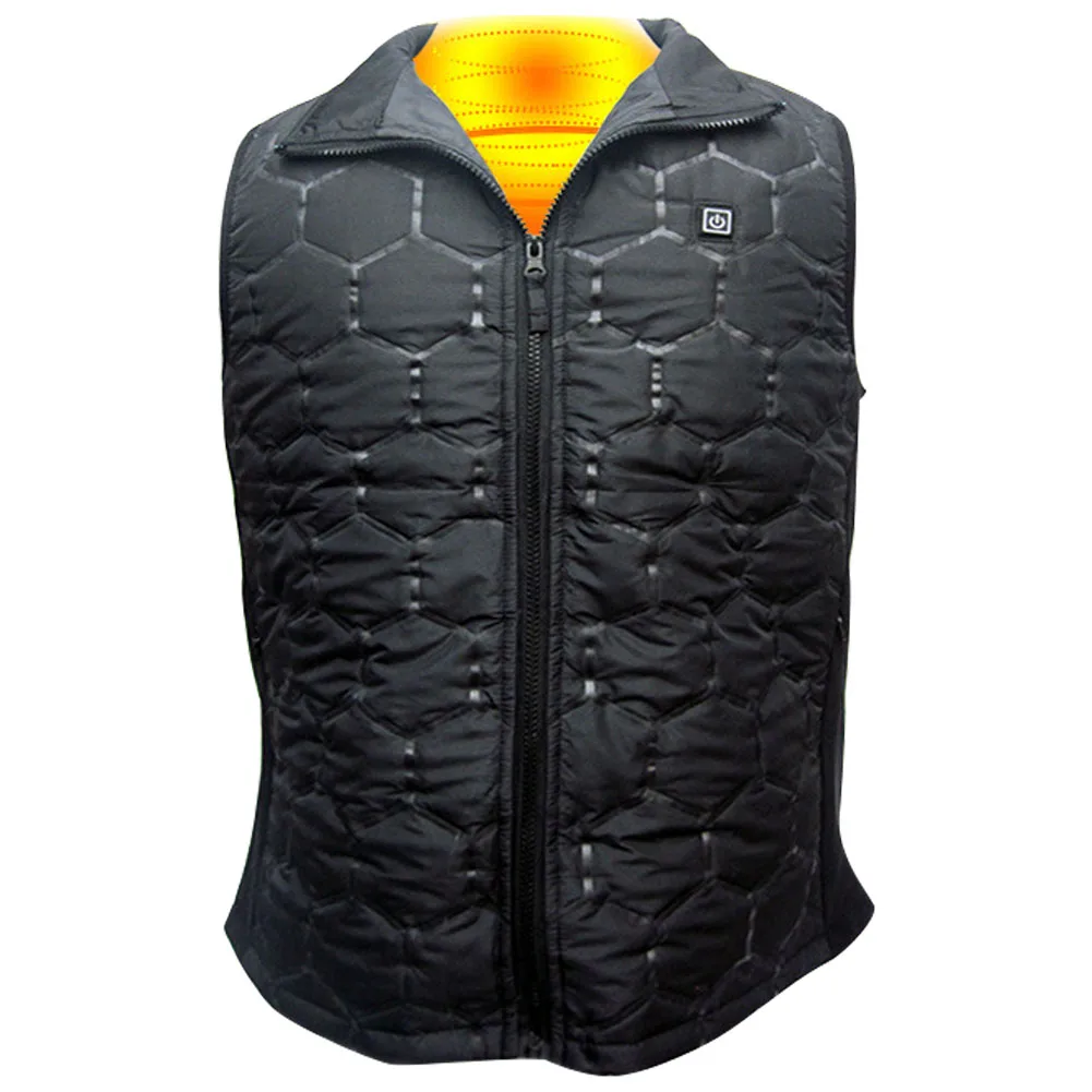 3 скорости для мужчин и женщин тепловой жилет Электрический теплые куртки водонепроницаемый зарядка через usb зимний туристический тепловой жилет
