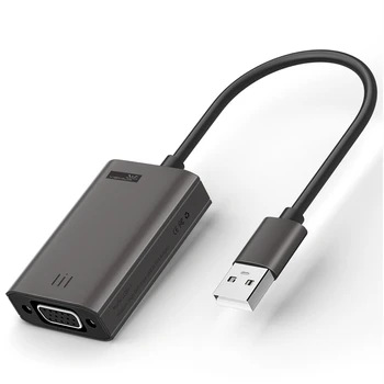 

Top Deals YEHUA LC06Y-1 USB To VGA Adapter 1080P Converter External Video Card Multi-Display for Laptop PC Monitor Projector