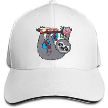 TSDFCSkater Ленивец и пончики Кепка унисекс низкий профиль хлопок шляпа бейсбольная Кепка s темно-синий