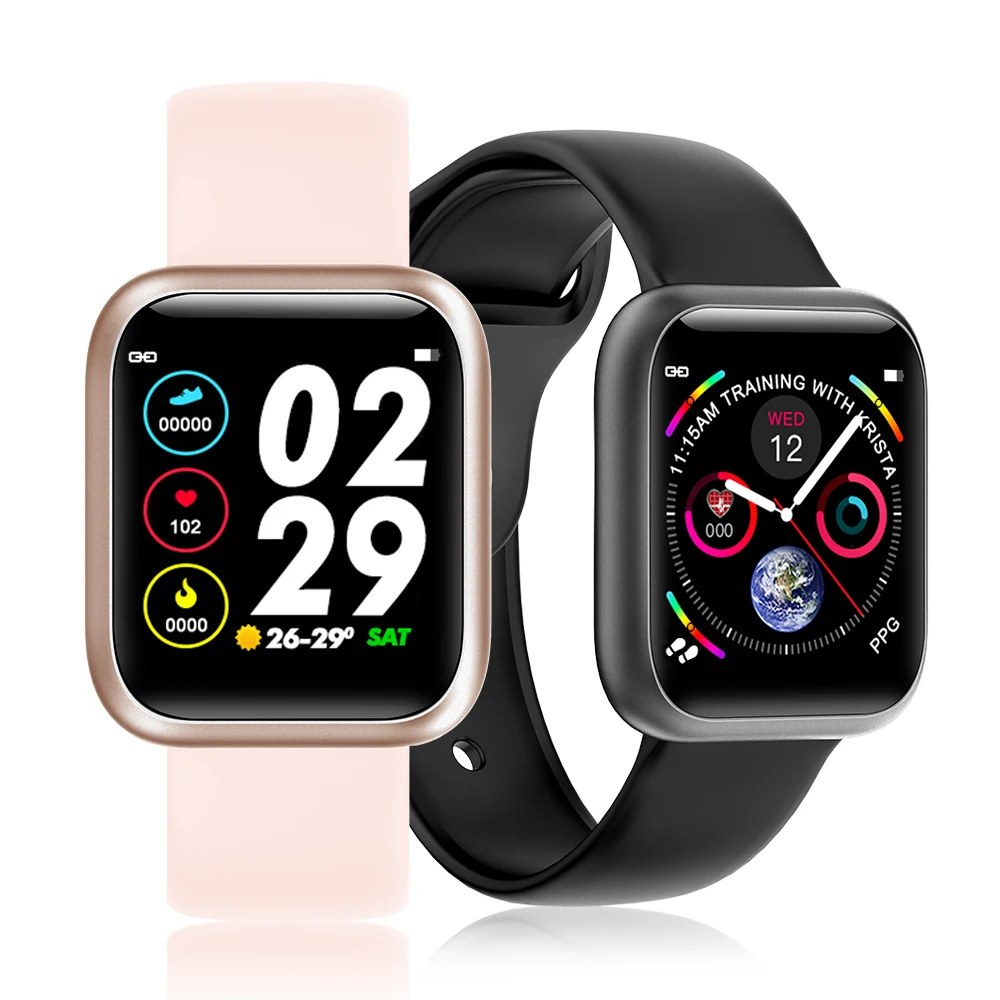 

Original New F11 Smart Watch Heart Rate Monitor Blood Pressure SpO2 Monitor IP68 Waterproof Full Screen Touch Watch PK F10