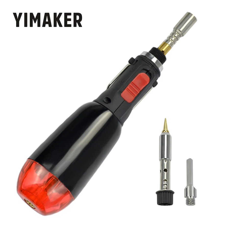 YIMAKER Регулируемый температурный Газовый паяльник комплект беспроводная