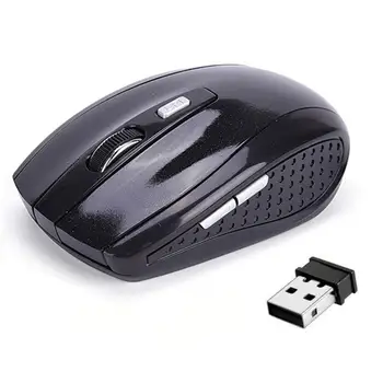 

2.4Ghz 6 Buttons Wireless Computer Mouse 4 Adjustable DPI Levels Gaming Mouse Gamer Optical Laptop Mouse Mice with USB Receiver