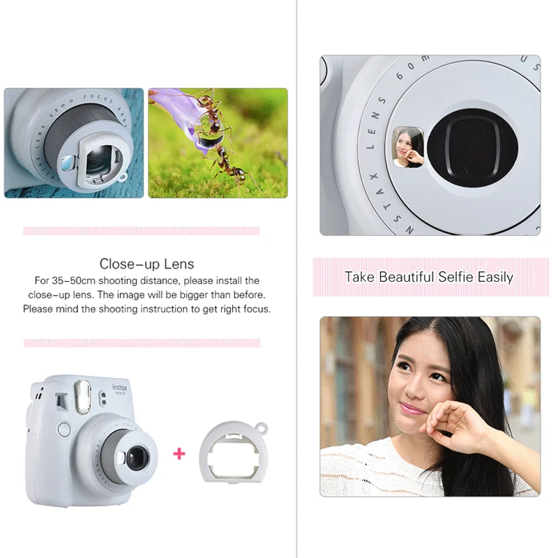 Фотокамера Fujifilm Instax polaroi Mini 9 5 цветов фотокамера Mini7c instantanea романтичный подарок