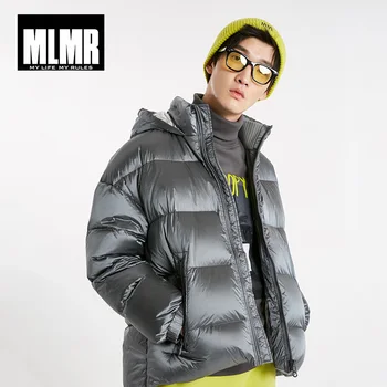 

Jack Jones Men's Hooded Stand-up Collar Down Jacket | 218412554