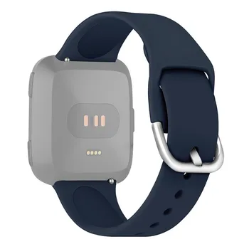 

25# Replacement Silicone Breathable Wrist Band Strap For Fitbit Versa / Versa Lite Fashion Adjustable Band For Young People