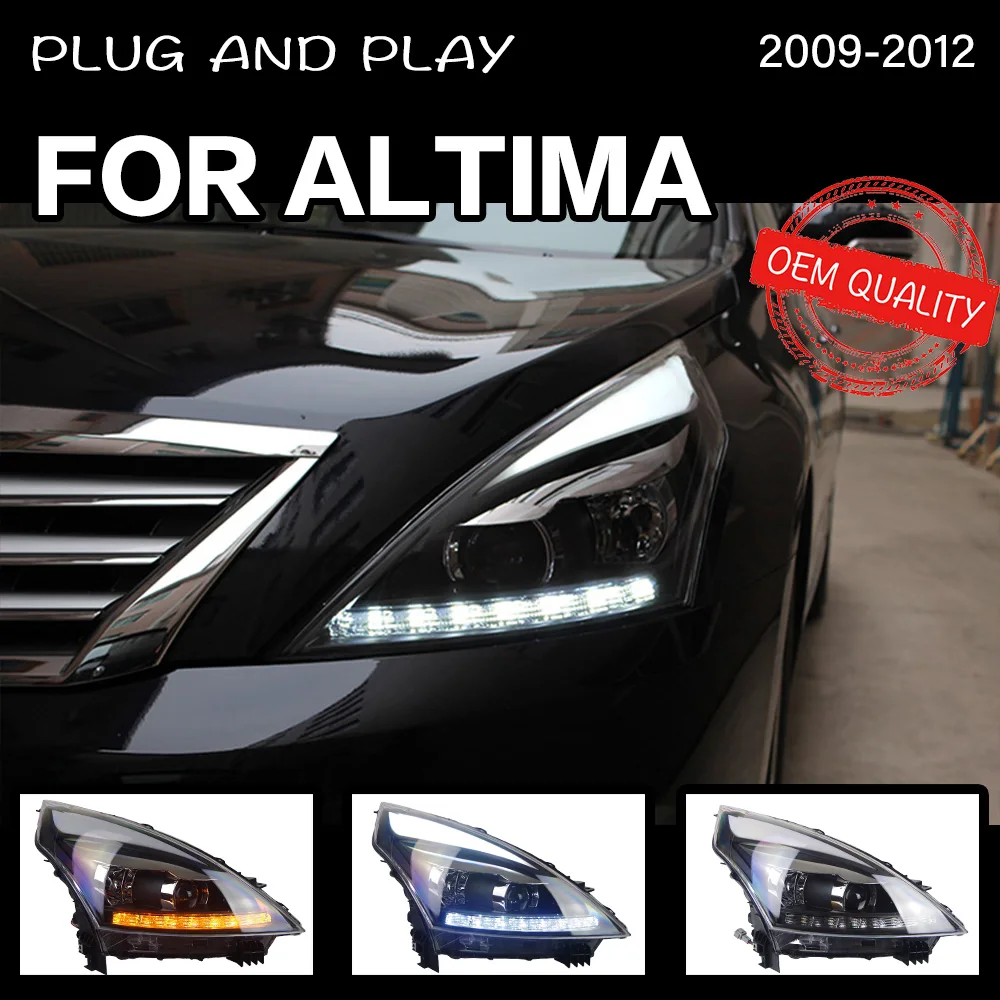 Автостайлинг фары для Nissan teana Altima 2009-2012 Биксеноновые светодиодный двойные |