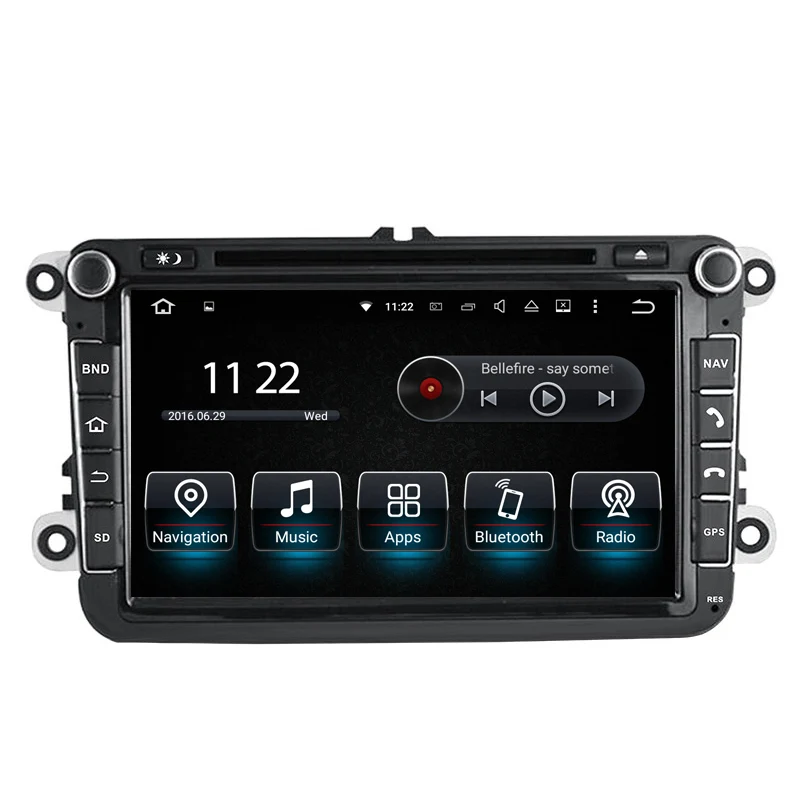 Автомобильный DVD плеер NAVITOPIA 8 дюймов 4 Гб + 64 ГБ ядер Android 9 0 для VW Volkswagen Golf