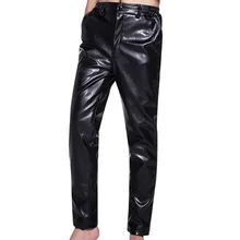 Кожаные Брюки мужские зимние плюс кашемировые брюки для мужчин повседневные Простые красивые однотонные кожаные брюки теплые зимние брюки для мужчин N8