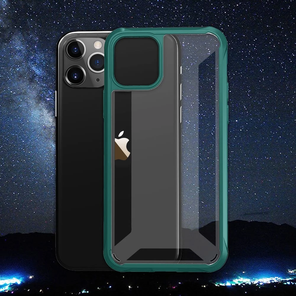 LLZ. COQUE противоударный чехол для IPhone 11 Pro Max бампер Гибридный Тонкий чехол для Iphone 7 8 Plus Прозрачный чехол для Iphone X Xs Xr Max