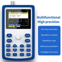 FNIRSI-1C15 melhor handheld mini osciloscópio digital portátil 110m largura de banda 500msps taxa de amostragem multifunções