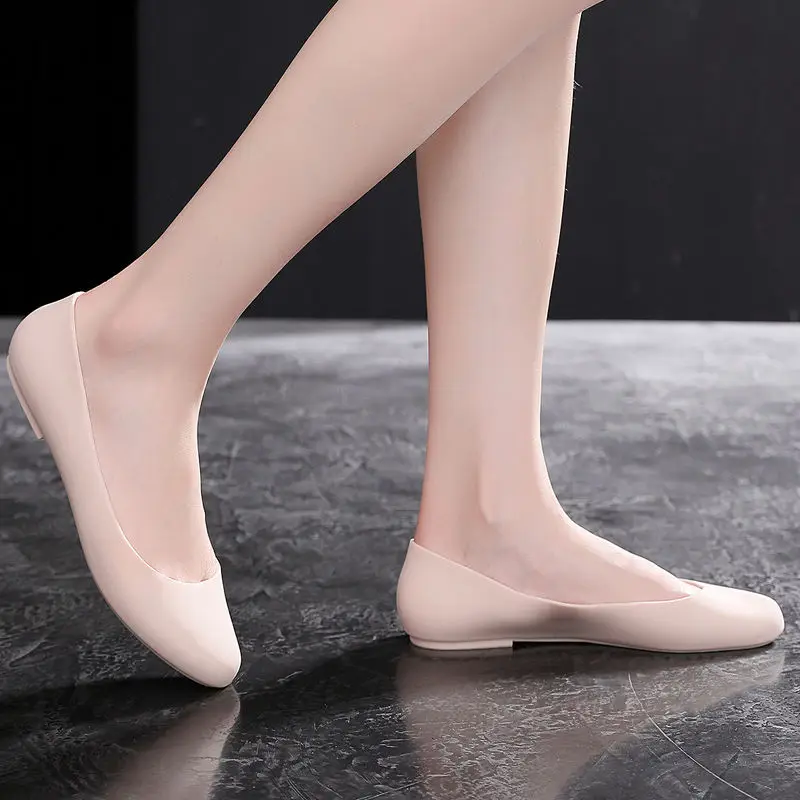 Women Casual Shoes 2021 New Ladies Slip On Waterproof Flats Comfy Soft Zapatos Mujer Walking Footwear 2021 Spring New Rain Shoes