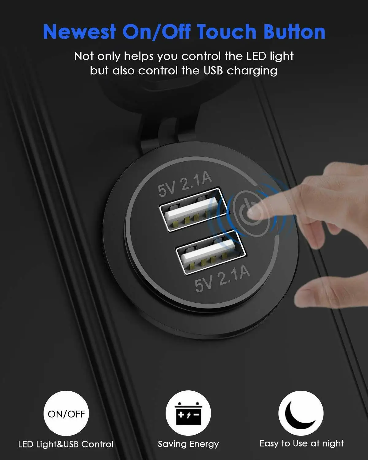 Новинка 2019 светильник для прикуривателя разветвитель гнезда 12 в 24 2 порта USB
