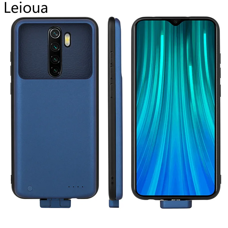 Чехол Leioua с расширенным аккумулятором 7000 мАч для Redmi note 8 портативный аккумулятор