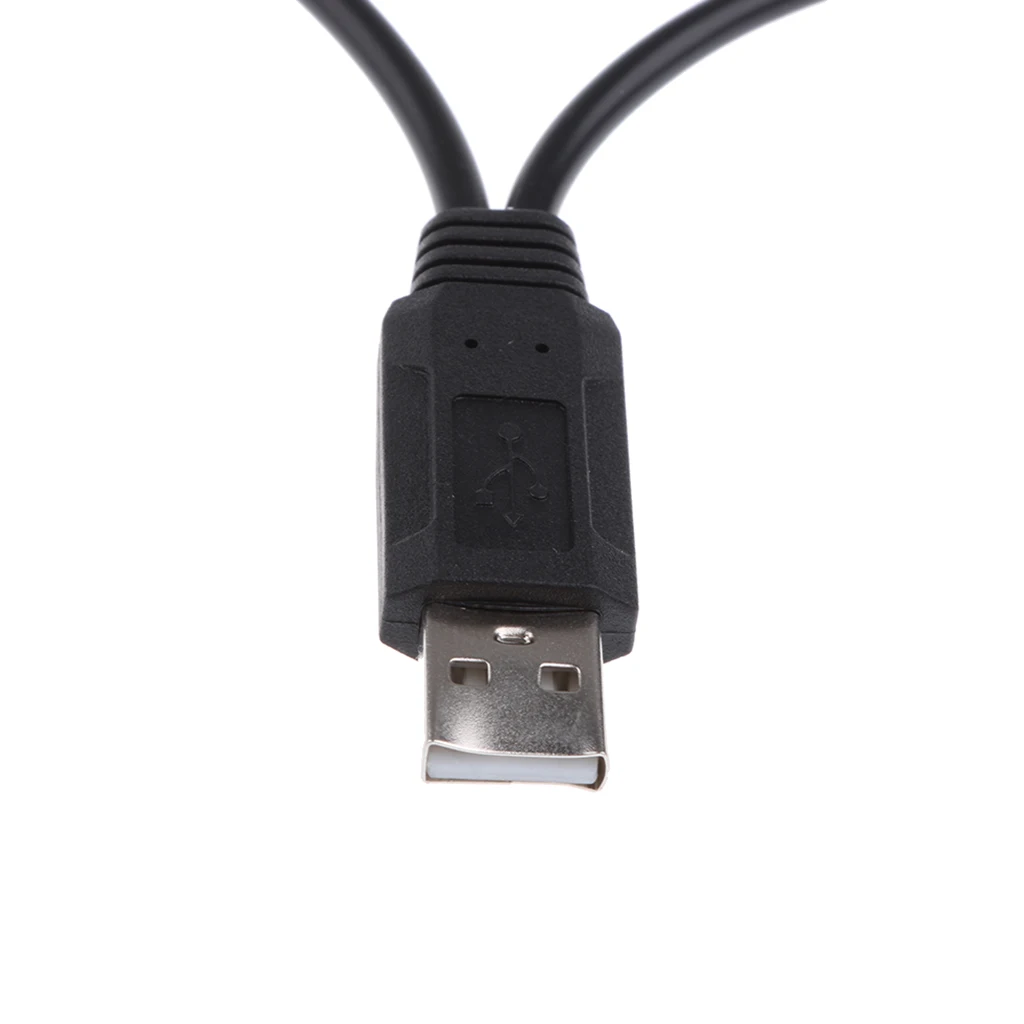 USB Splitter Cable Male To Female 2 Port Hub Cord (Only One Port For Data)