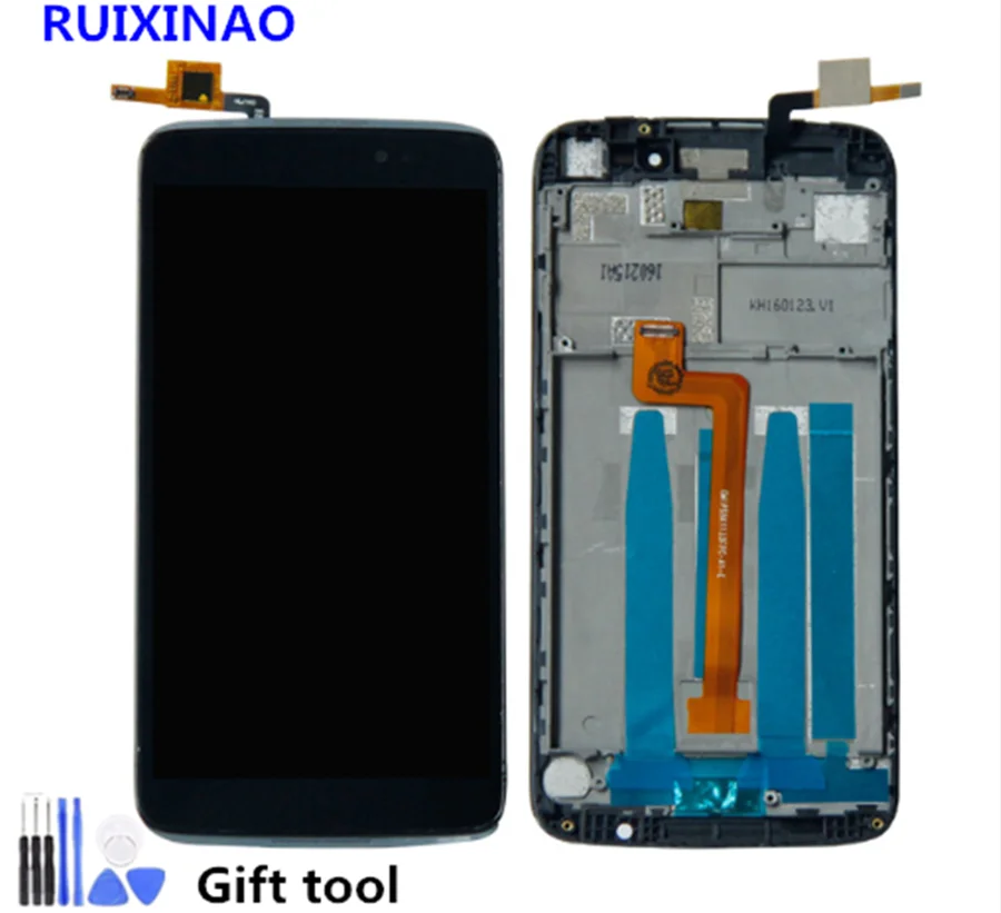 

For 5.5"Alcatel One Touch Idol 3 OT6045 6045 6045K 6045Y Touch Screen Digitizer LCD Display Assembly With Frame Free Shipping