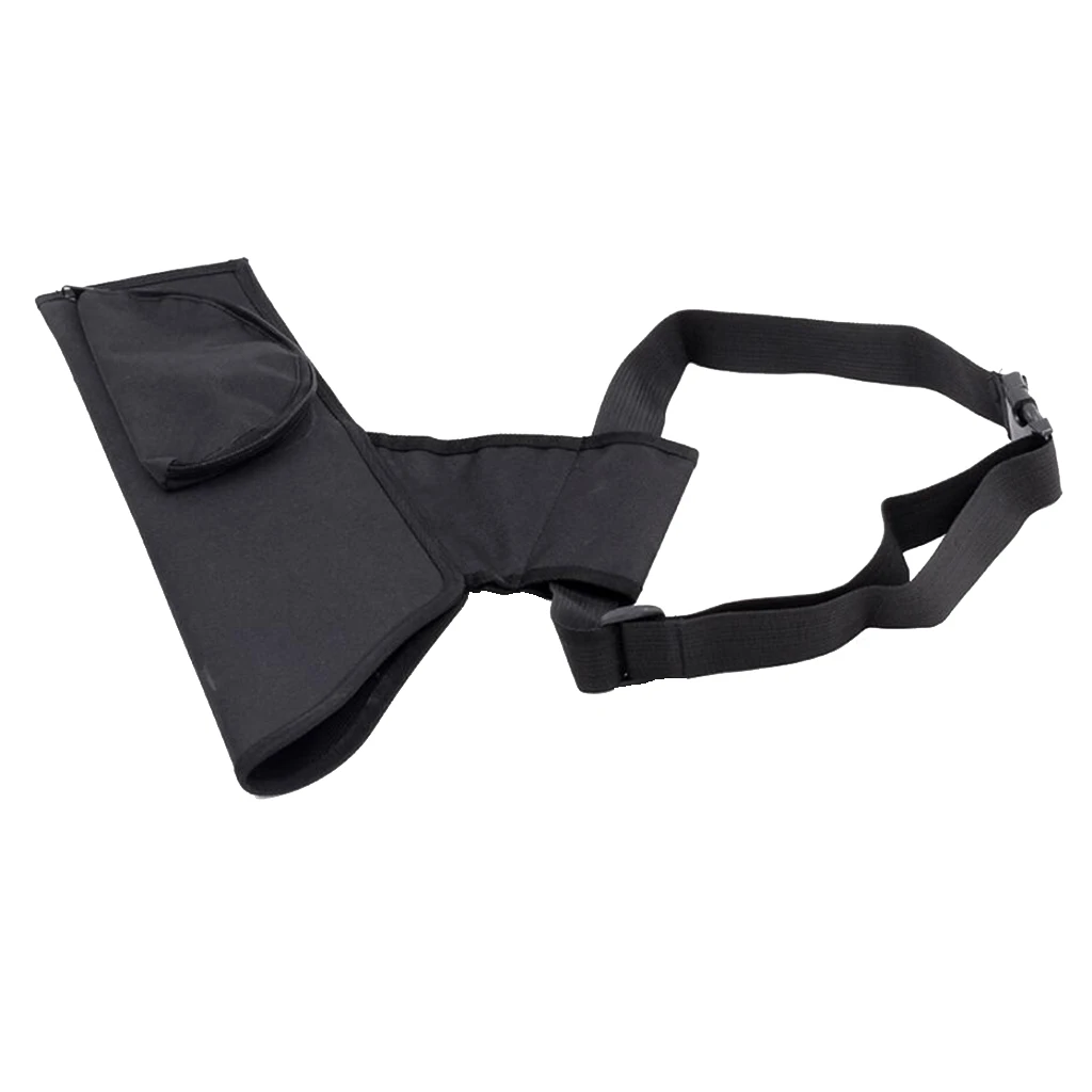 Wear Resistant Canvas Hunting Archery Quiver with Shoulder Strap for Back or Waist Use Adjustable Belt Hunting Accessories