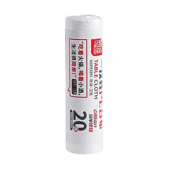 1 Roll/20pcs Disposable Tablecloth Plastic 1