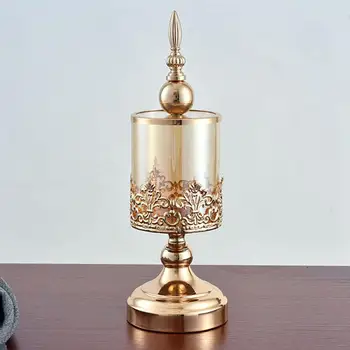 Bougeoir doré vintage 1