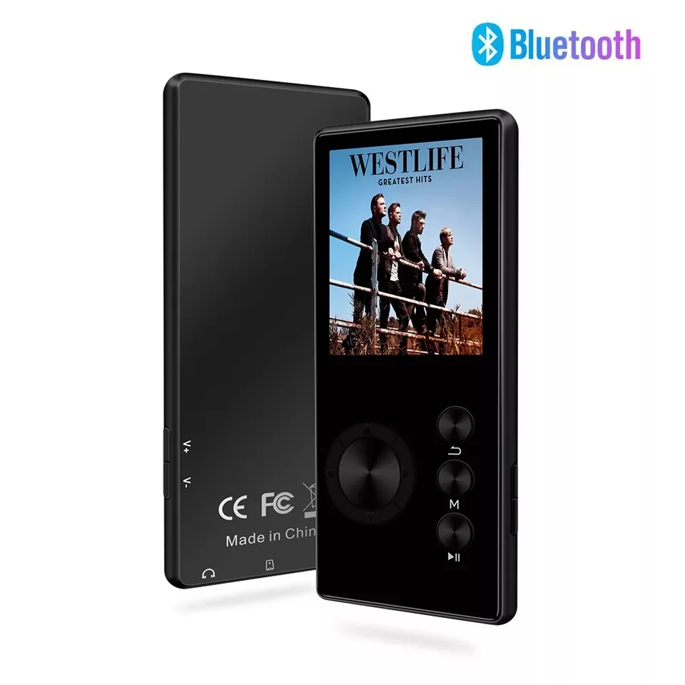 MP3-плеер со встроенным ультра-тонкий динамик Bluetooth 8 Гб 16 HiFi сплав портативный мини