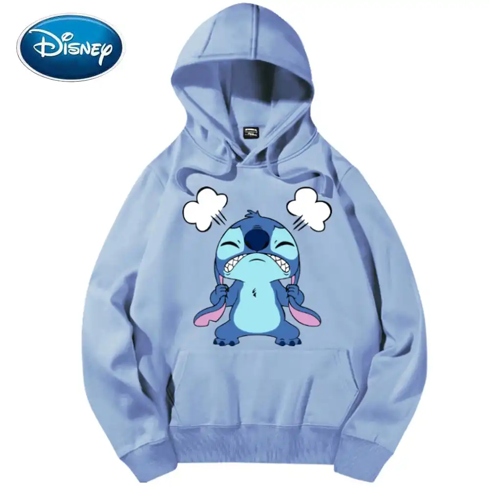 Sudadera con capucha con estampado de dibujos animados de monstruo pequeño Stitch  para parejas, Unisex, bonita, con bolsillo, 6 colores|Sudaderas con capucha  y sudaderas| - AliExpress