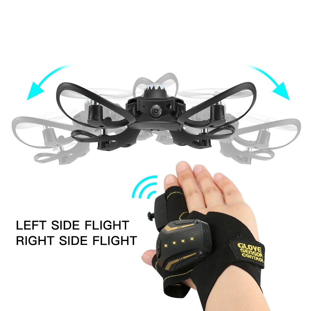 2019 New Original W606-16 Valcano Gloves Control Interactive Mini Drone Quadcopter Wifi FPV 480P Camera RC Helicopter Quadcopter 2019 New Original W606-16 Valcano Gloves Control Interactive Mini Drone Quadcopter Wifi FPV 480P Camera RC Helicopter Quadcopter