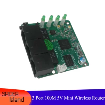 

Mini Router 3 Port 100M Ethernet 5V Wireless Router Module MTK7628 Motherboard Module Adapter
