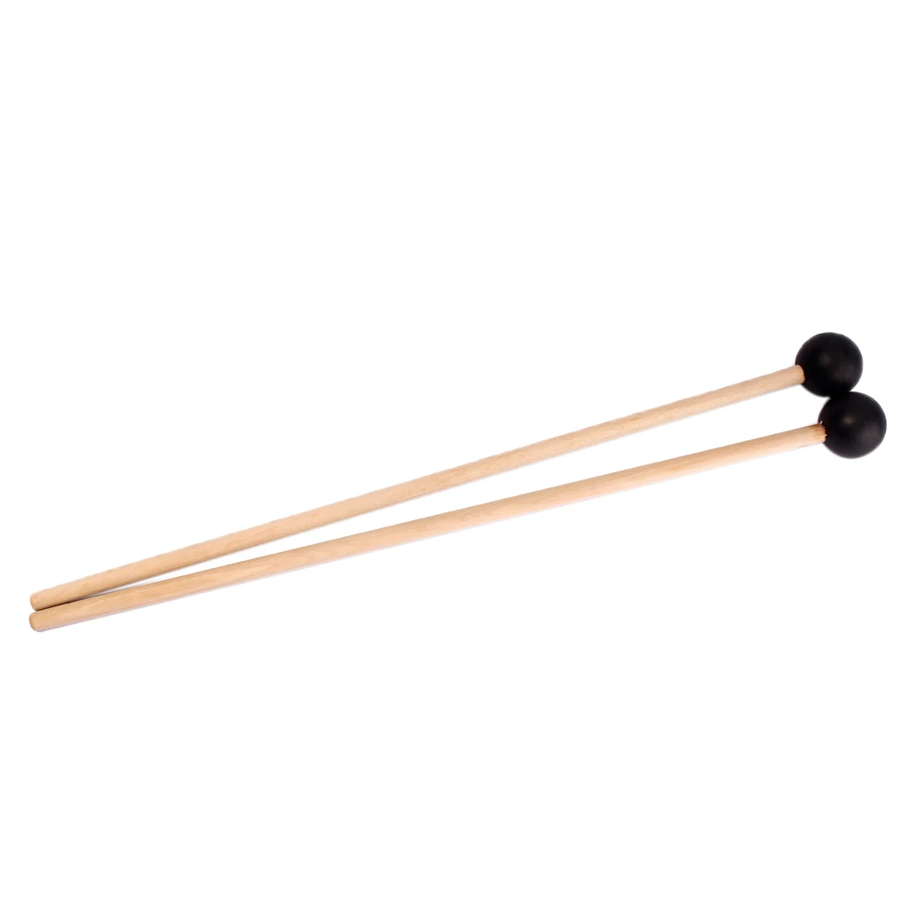 1 Pair Glockenspiel Xylophone Beaters Plastic Head Mallets Sticks Beater