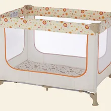 Складная кроватка, ползать, ходить, многоцелевая игровая площадка кровать для детей, ребенок, забор, сетка, тканевая кровать, портативная кровать для путешествий