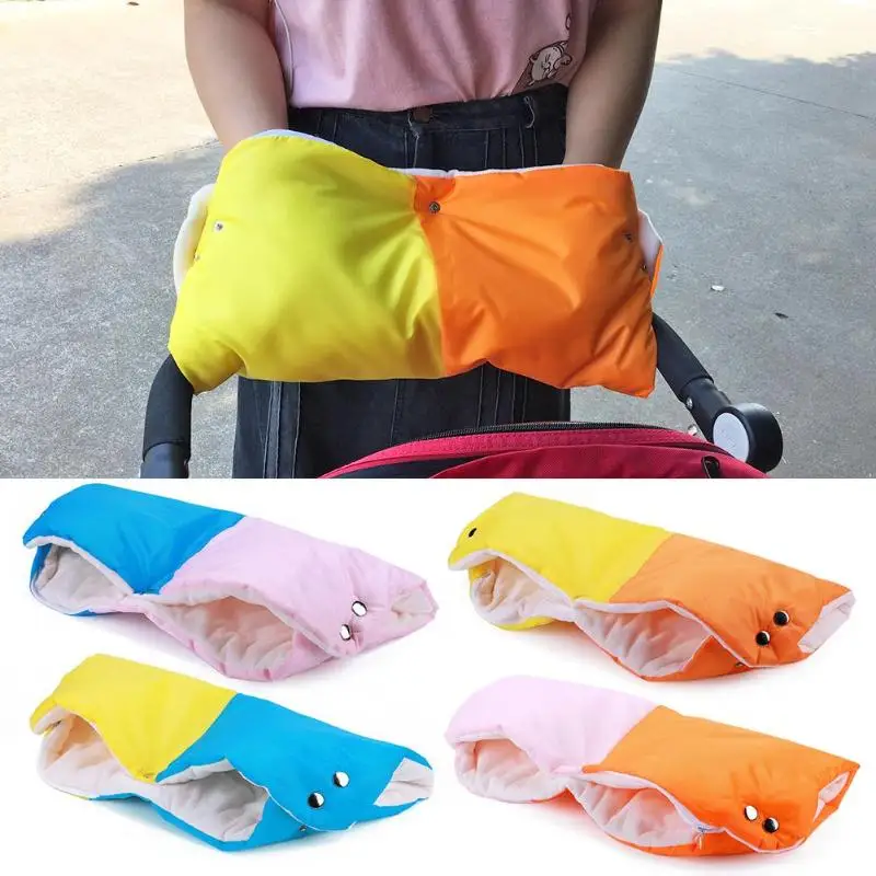 Перчатки для детской коляски дорожная сумка для коляски клатч Оксфорд брезент утолщение теплотворный согреться корзина муфта зима чехол для рук