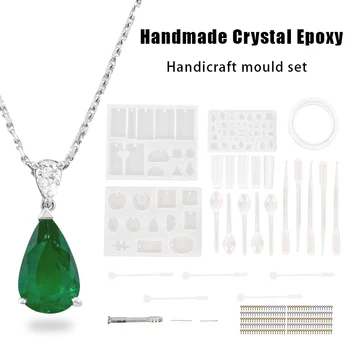 

127Pcs/set Silicone Casting Molds Tools Set Resin DIY Epoxy Molds Handmade Tools Set for DIY Jewelry Craft Making LKS99